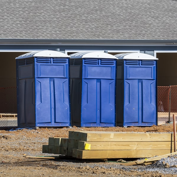 what is the maximum capacity for a single porta potty in Meansville Georgia